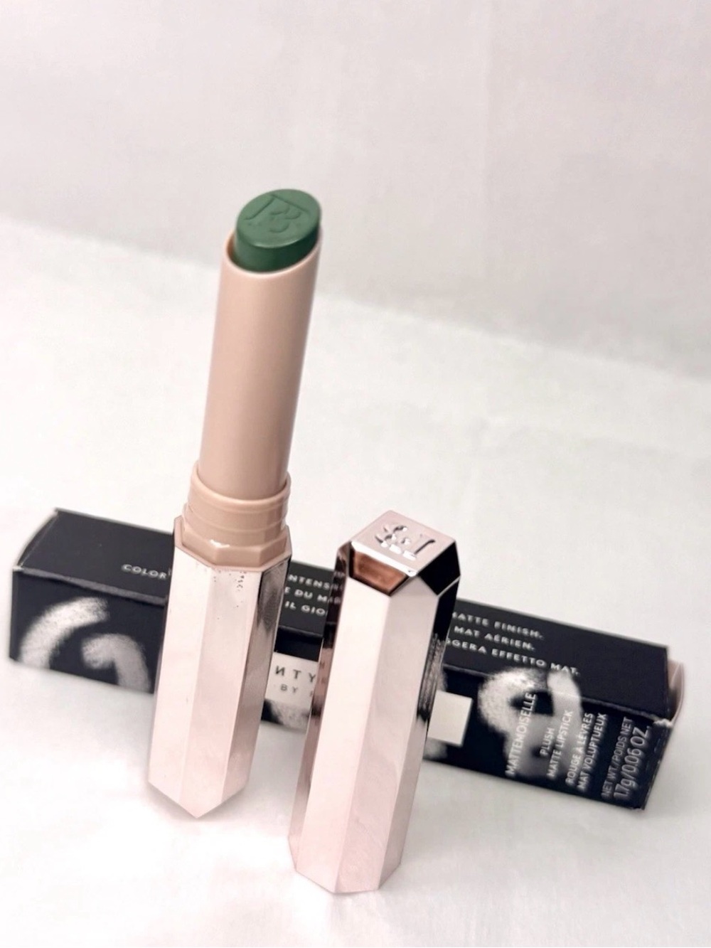 Fenty Beauty Rihanna Mattemoiselle Plush Matte Lipstick — Midnight Wasabi